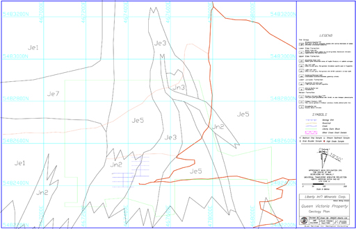 Geology Plan / Queen Victoria - Click for Full Size